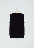 Tenggol Cashmere Cardigan — Black