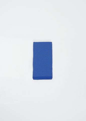 Cot Quadra Pois Scarf — Blue
