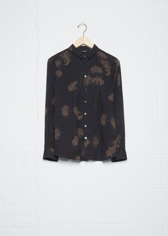 Floral Print Long Sleeve Blouse