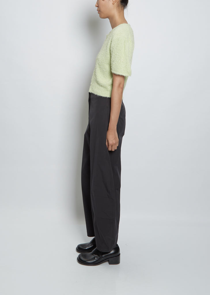 Fancy Balloon Cardigan — Lime
