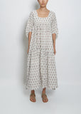 Blockprint Jamila Tiered Maxi Dress