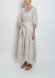 Blockprint Jamila Tiered Maxi Dress