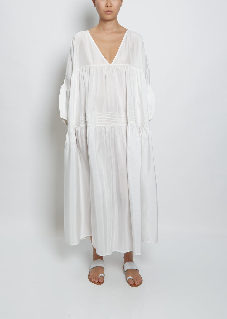 Airi Mxi Dress — Soft White