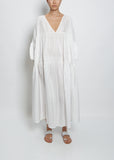 Airi Mxi Dress — Soft White