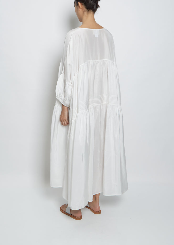 Airi Mxi Dress — Soft White