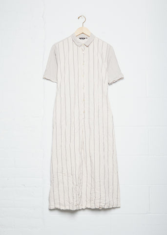 Collar Shirtdress — Pink
