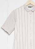 Collar Shirtdress — Pink
