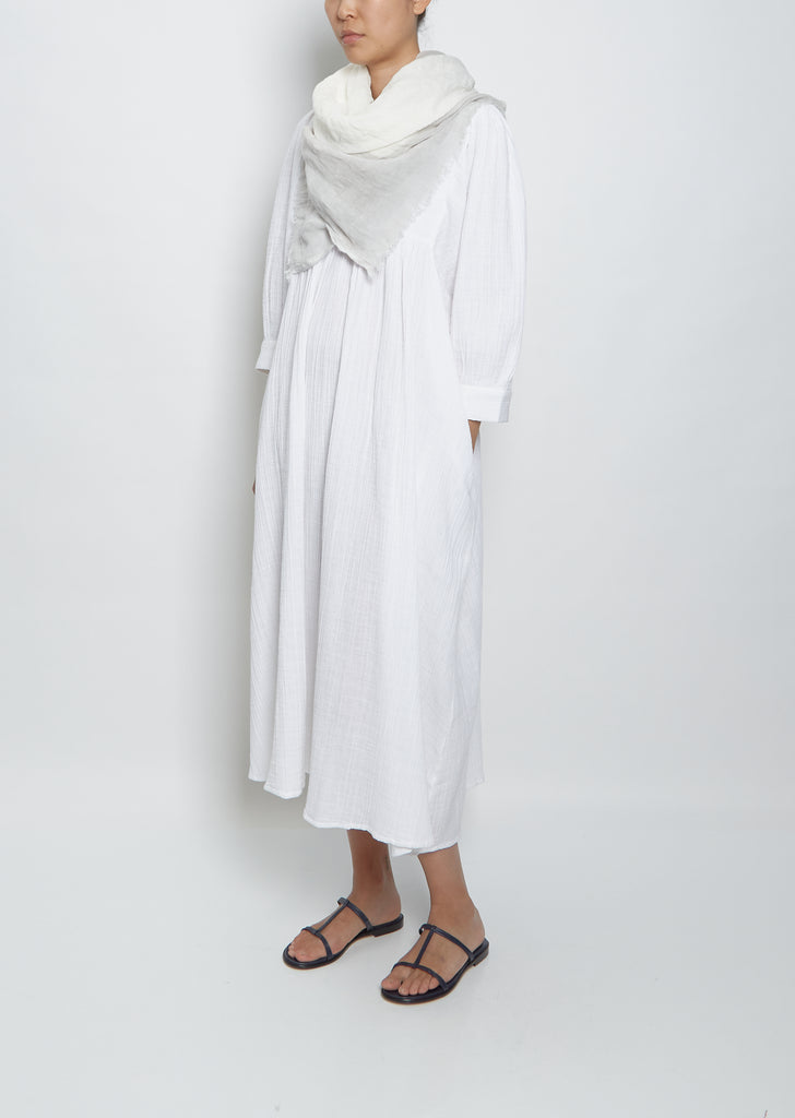 Panli Quadra Scarf — Light Grey