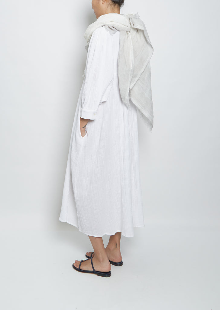 Panli Quadra Scarf — Light Grey