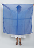 Cot Quadra Pois Scarf — Blue