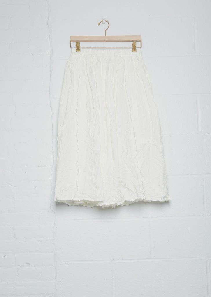 Crinkled Midi Skirt