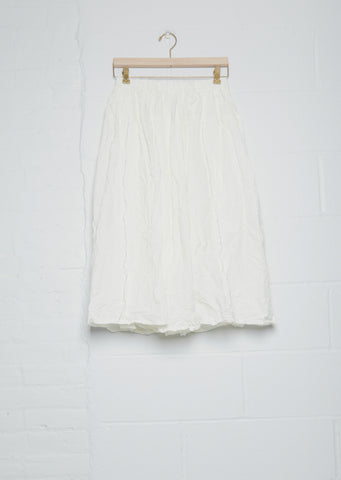 Crinkled Midi Skirt