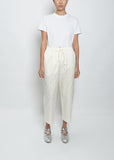 Straight Leg Drawstring Trousers