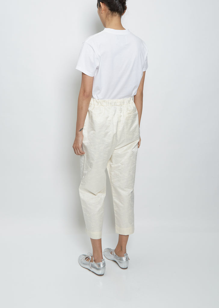 Straight Leg Drawstring Trousers