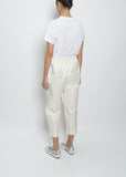 Straight Leg Drawstring Trousers
