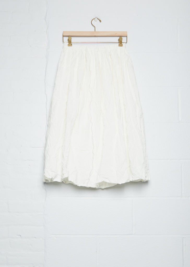 Crinkled Midi Skirt