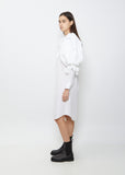 Puff Sleeve Shirt Dress