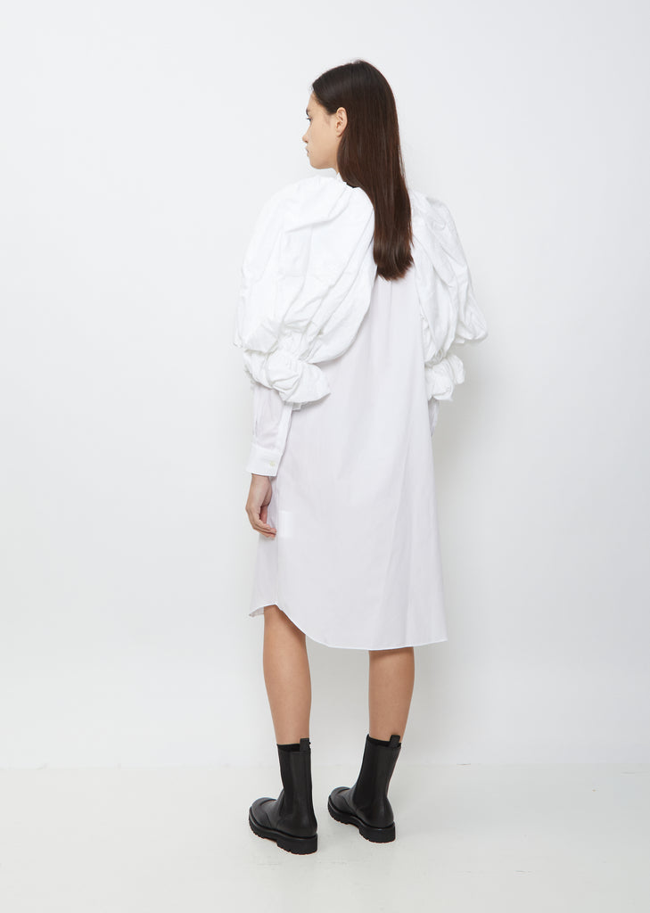 Puff Sleeve Shirt Dress