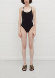 Uno One-Piece Swimsuit — Black