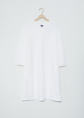 "Oboro Koushi" Flocky Print Sweat Dress