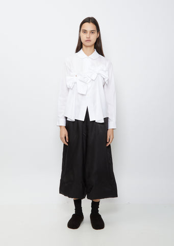 Cupro Gathered Pants