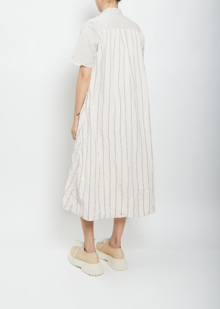 Collar Shirtdress — Pink