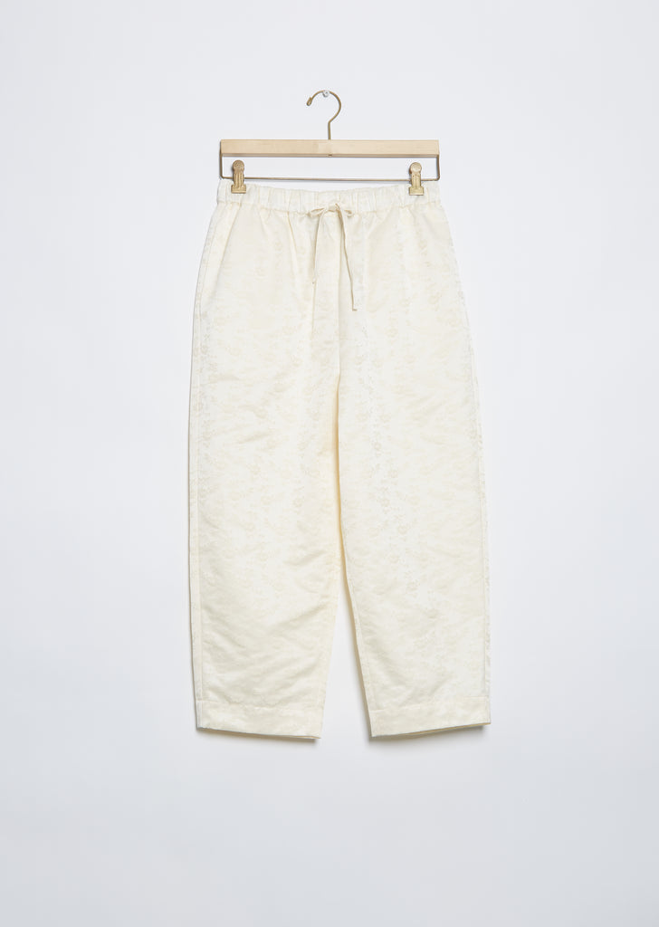 Straight Leg Drawstring Trousers