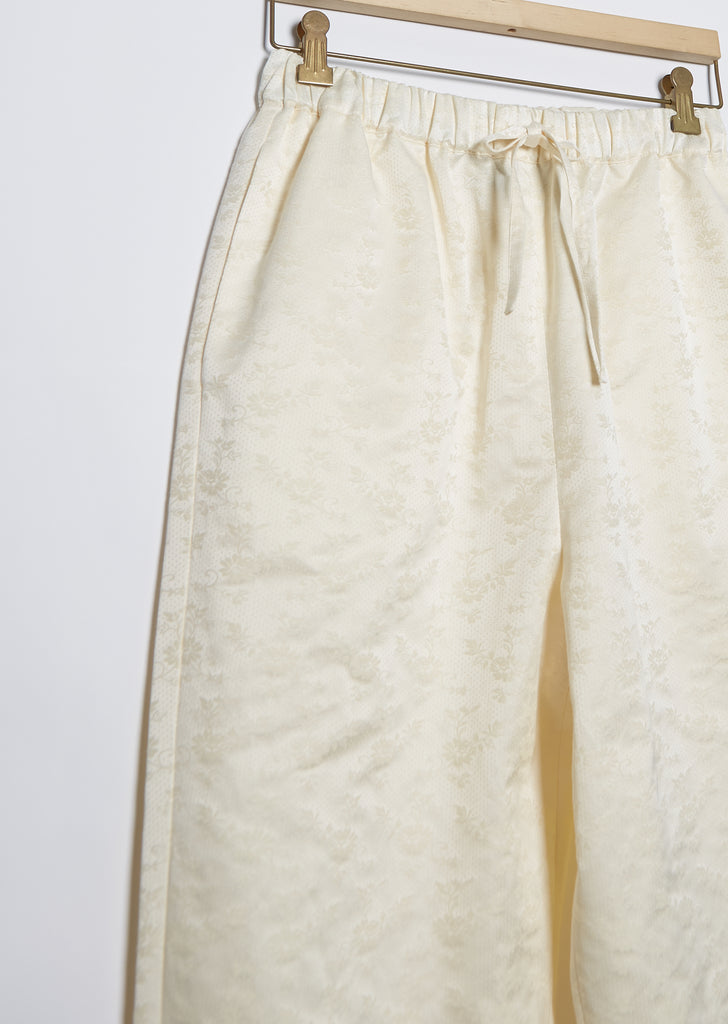 Straight Leg Drawstring Trousers