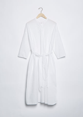Robe Tunique Mao Zani — Optic White