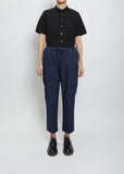 Drawstring Indigo Trousers