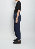 Drawstring Indigo Trousers