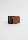 Mini Zipped Wallet — Chestnut