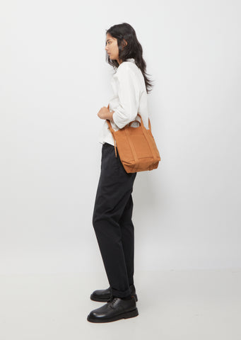 6 Pocket Tote With Strap — Mustard