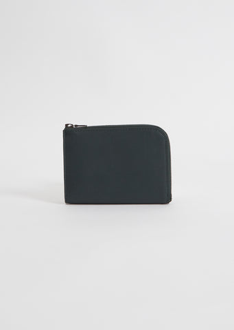 Zipped Wallet — Deep Green