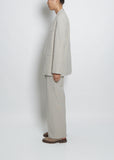 Tailored Collarless Jacket