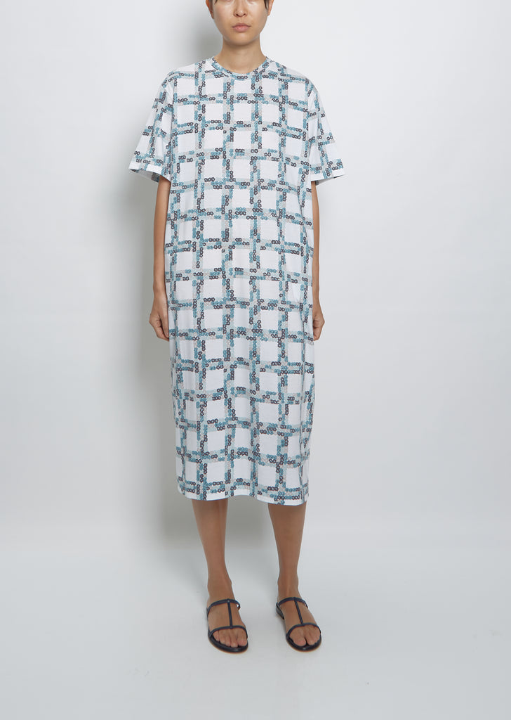 Flower Gate Dress — White