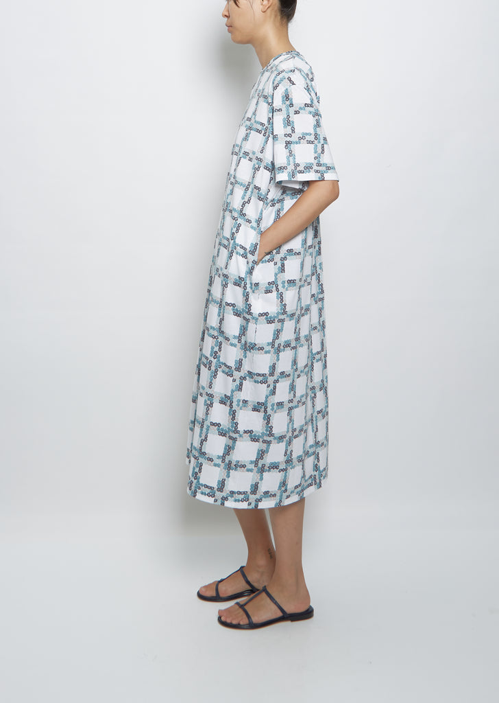 Flower Gate Dress — White