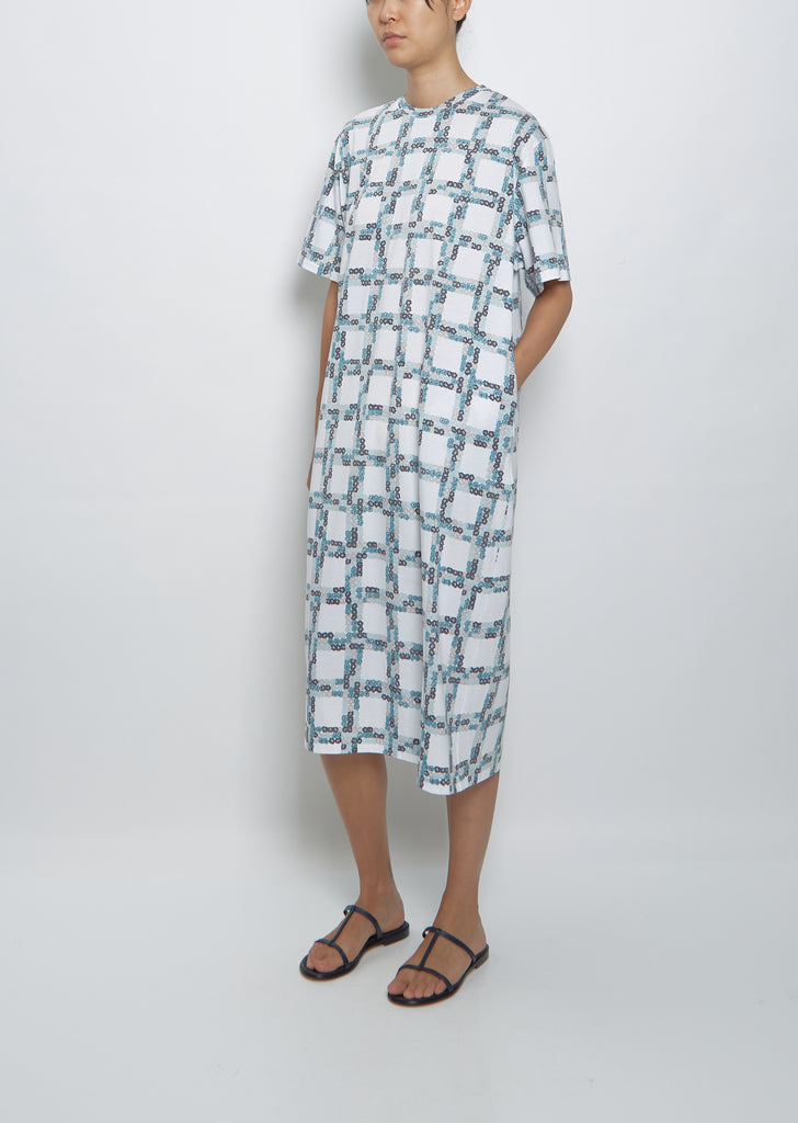 Flower Gate Dress — White