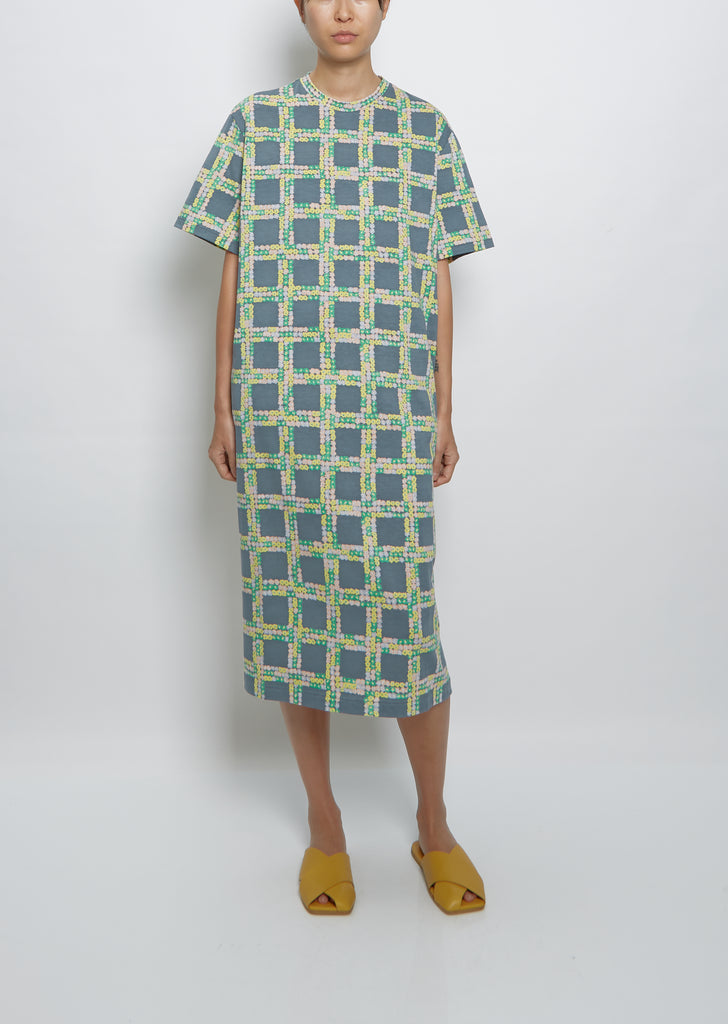 Flower Gate Dress — Gray