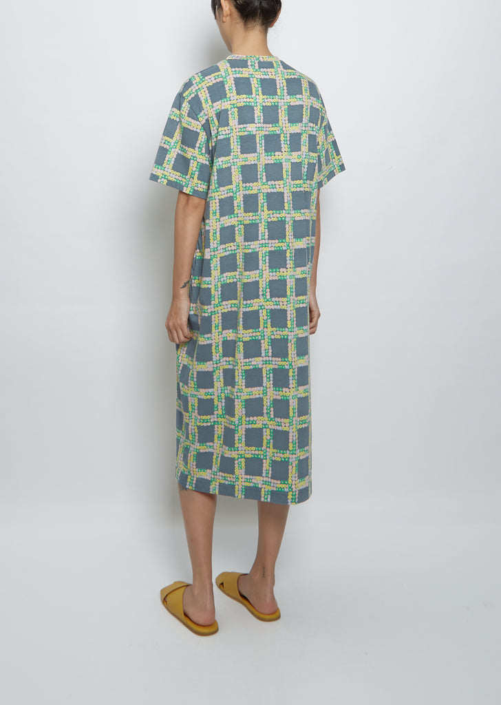 Flower Gate Dress — Gray