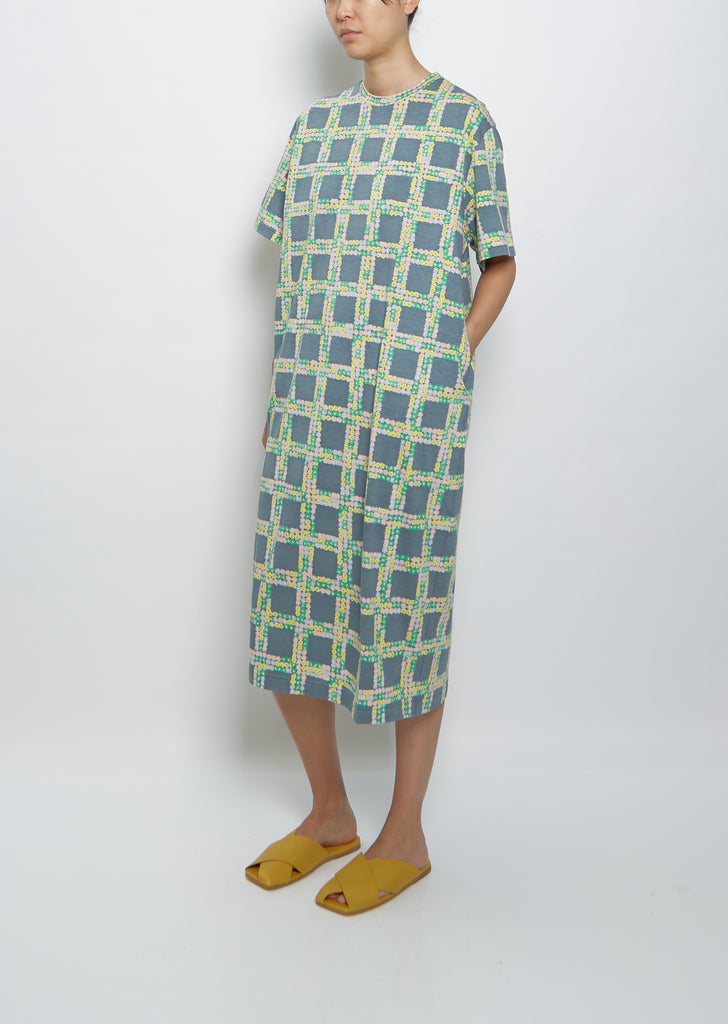 Flower Gate Dress — Gray