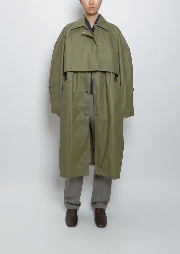 Coated Nylon Pilot Coat