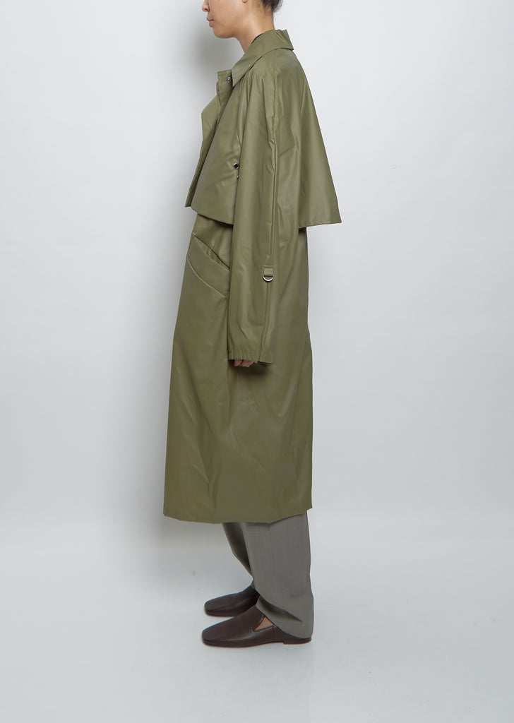 Coated Nylon Pilot Coat
