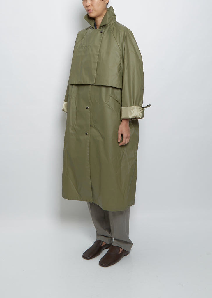 Coated Nylon Pilot Coat