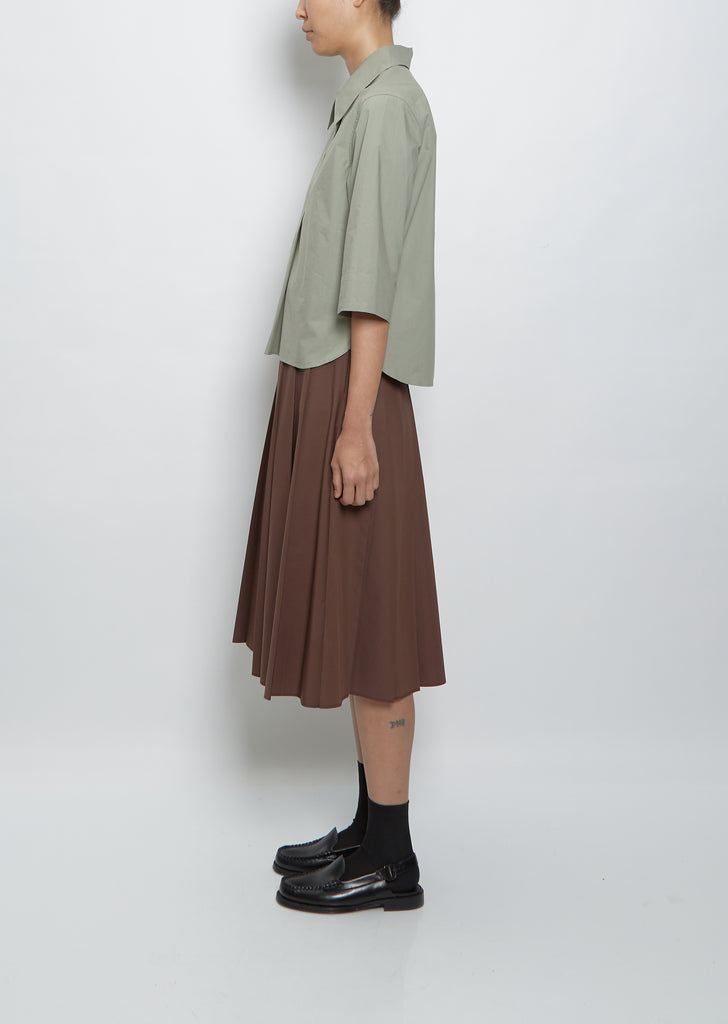 Three Button Poplin Shirt — Fossil