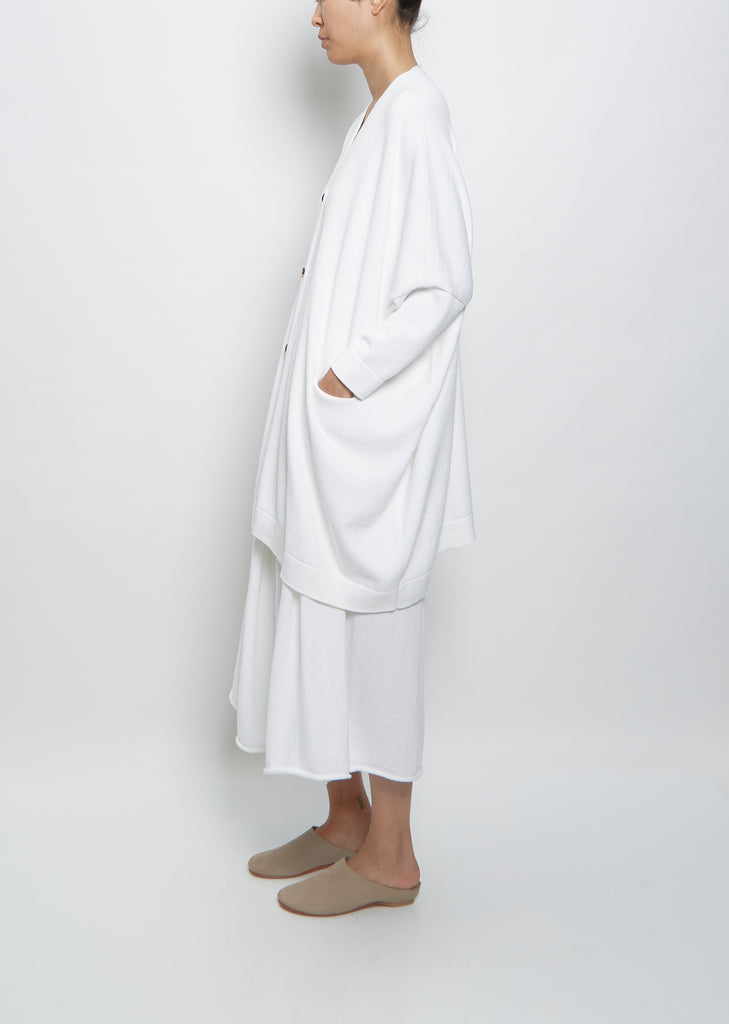 Wide Button Cardigan