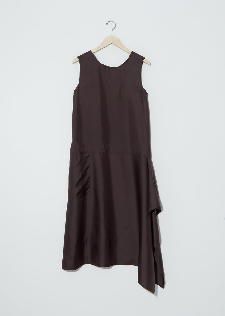 Dart Silk Twill Dress