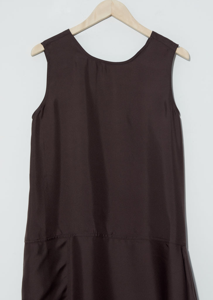 Dart Silk Twill Dress