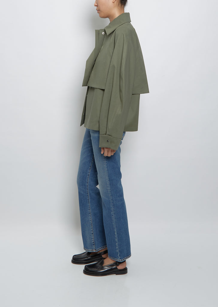 Short Pilot Trench Coat