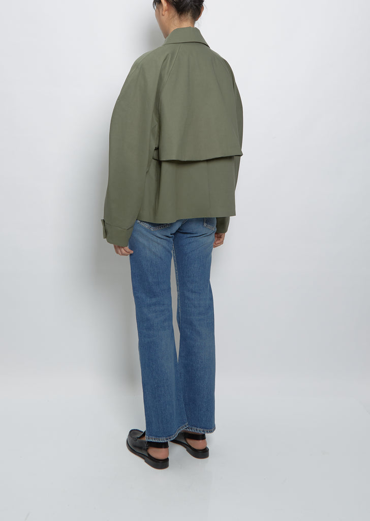 Short Pilot Trench Coat